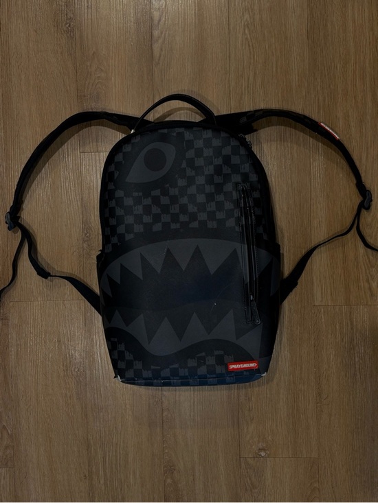 Sprayground Other - Sprayground Black Shark Checkboard Graphic Backpack